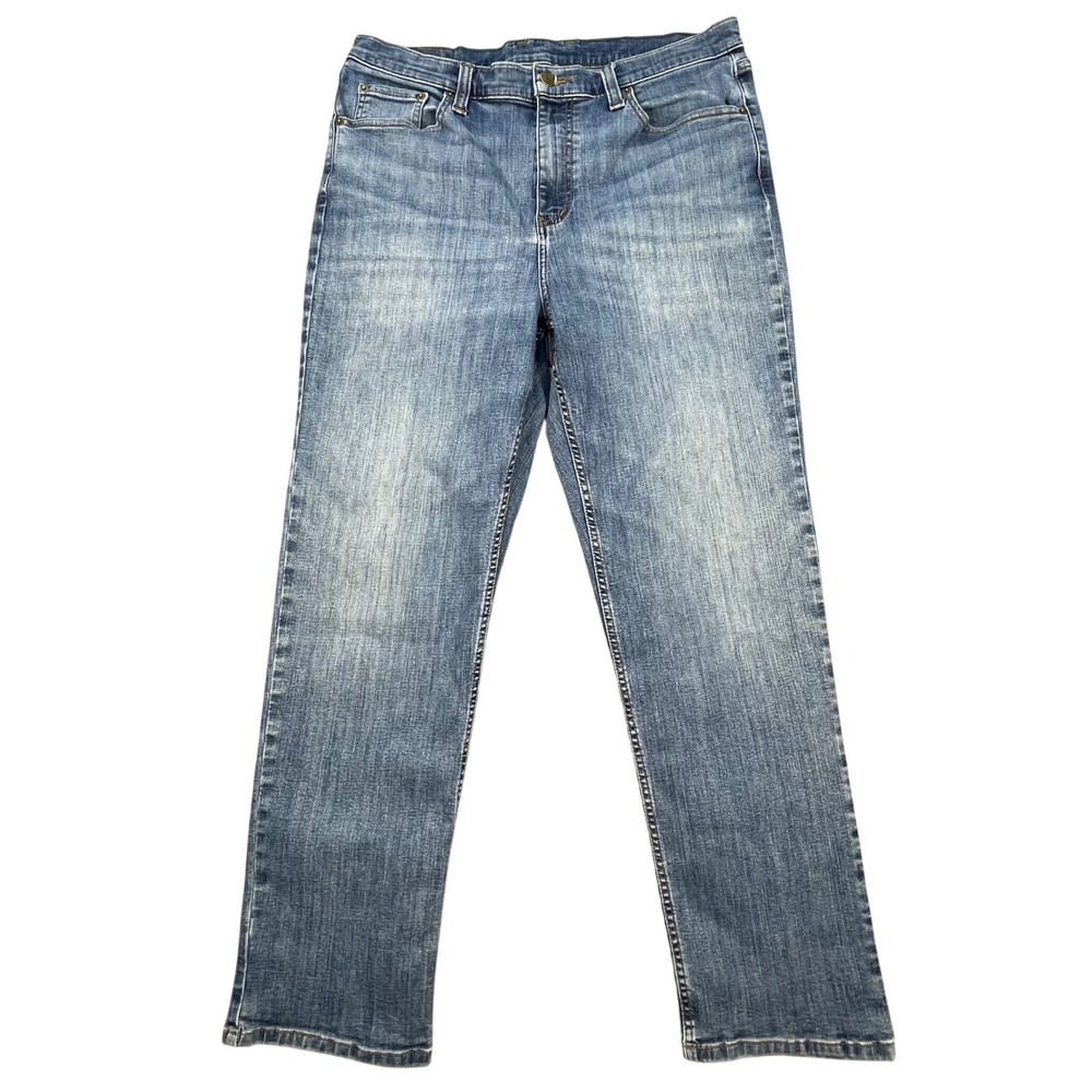 LL Bean Blue Jeans BeanFlex Classic Fit Stretch Denim Mens 36x30